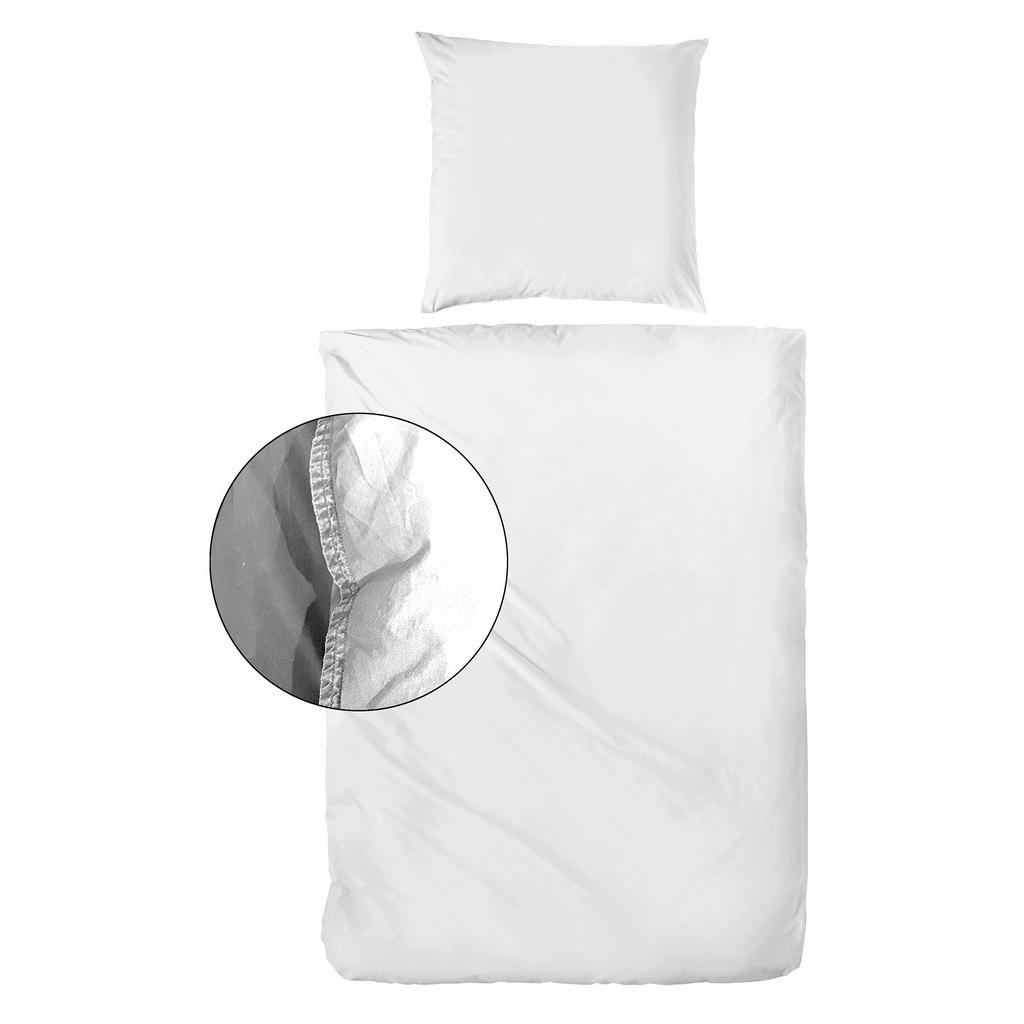 Thumbnail - Xxxl Bettwäsche, Weiß, Textil, Uni, 135x200 cm, Oeko-Tex® Standard 100, atmungsaktiv, pflegeleicht, Schlaftextilien, Bet...
