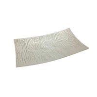 DEKORSKÅL    - nickelfärgad, Design, metall (39,5/22,5/5cm) - Ambia Home