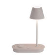LED-TISCHLEUCHTE 25/12/33 cm   - Grau, Design, Kunststoff/Metall (25/12/33cm) - Novel