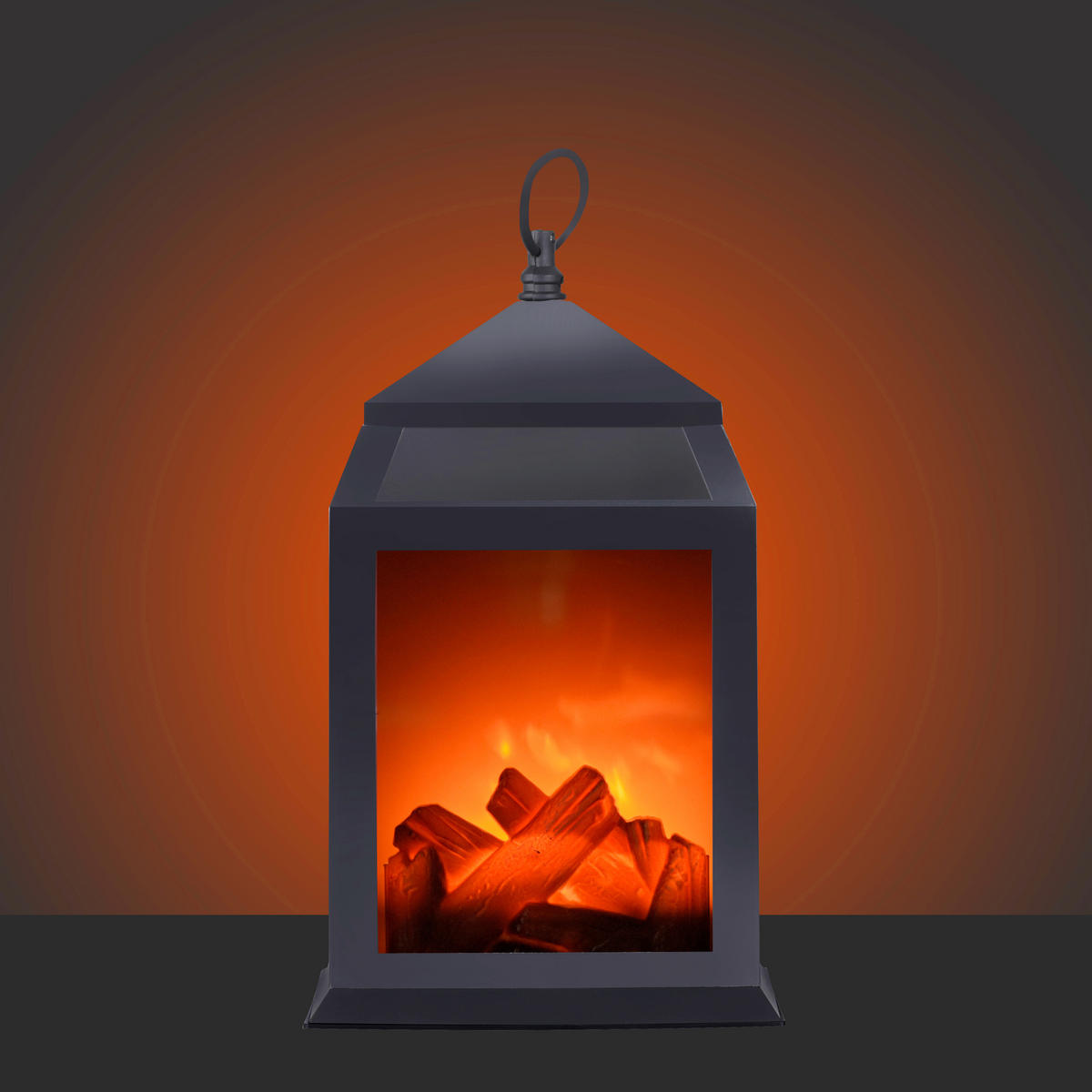 OKRASNA LED-SVETILKA  Chimney  45 lm 3000 K   - črna, Basics, umetna masa (15,8/13,8/30cm)