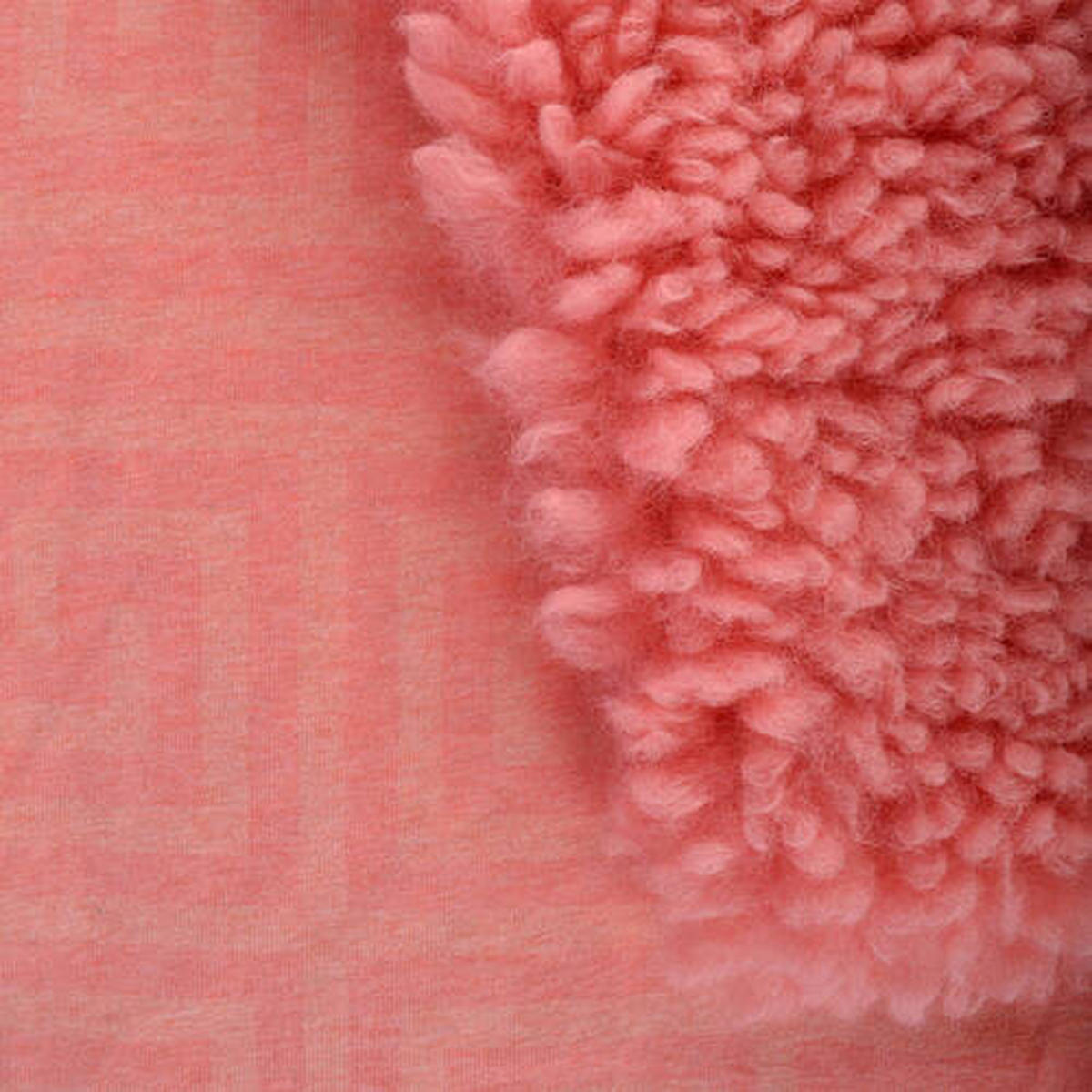 DECKE Reborn Lamb Legacy 140/190 cm  - Pink/Koralle, Basics, Textil (140/190cm) - Zoeppritz
