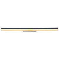 LED FALILÁMPA - fekete/opál, Basics, műanyag/fém (80/6,5/4cm) - Globo