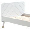 BETT 90/200 cm Weiß  - Weiß, KONVENTIONELL (90/200cm) - MID.YOU