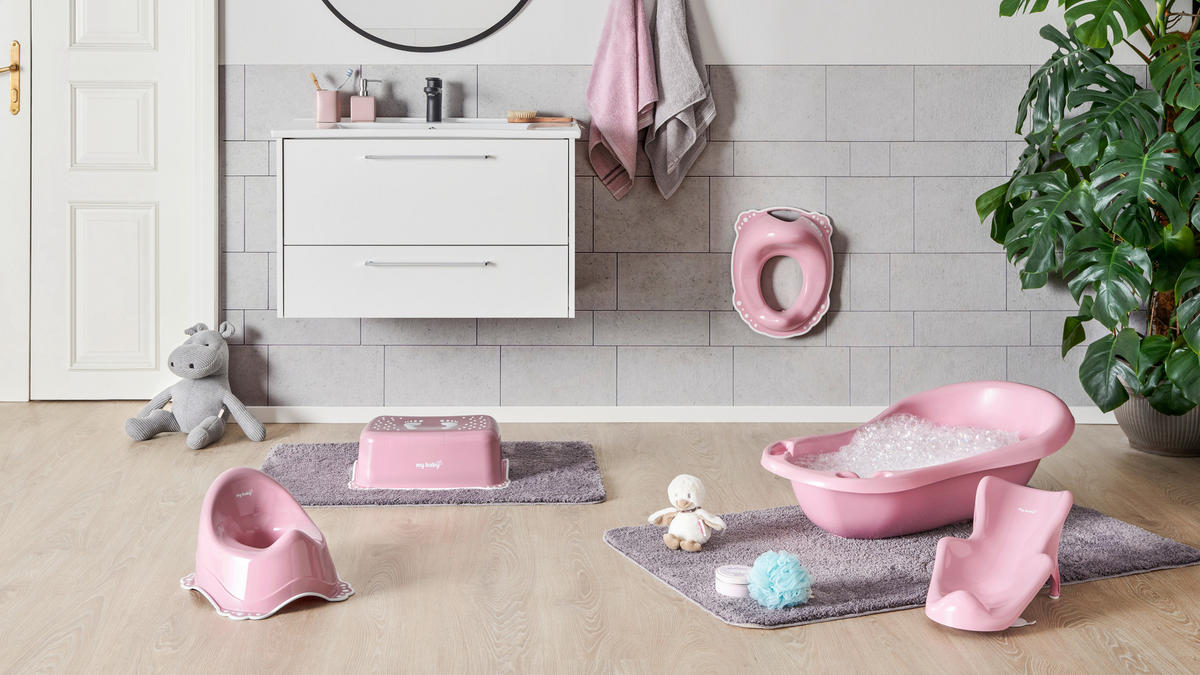 DETSKÁ VANIČKA - staroružová, Trend, plast (84/48/28cm) - My Baby Lou