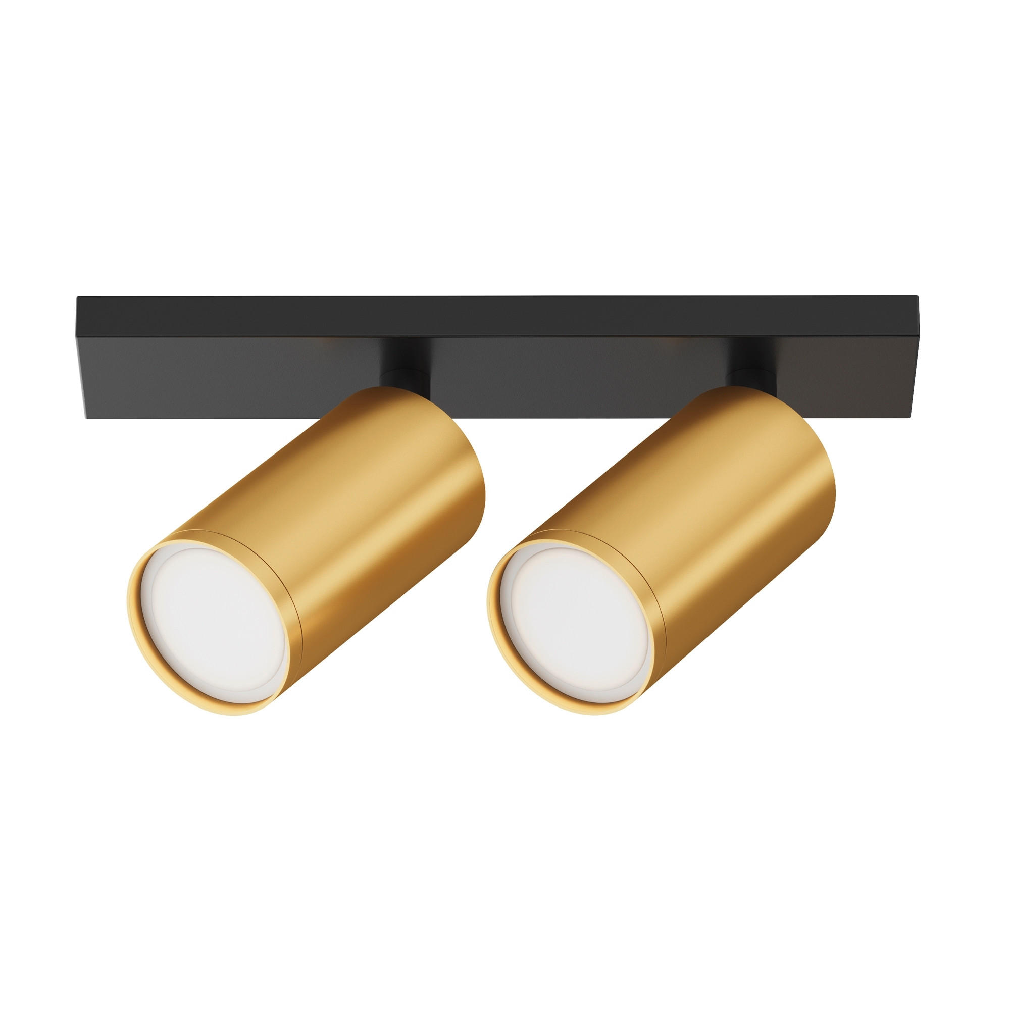 STRAHLER Ceiling & Wall 6/34,4/12 cm   - Goldfarben/Schwarz, Trend, Metall (6/34,4/12cm) - MAYTONI