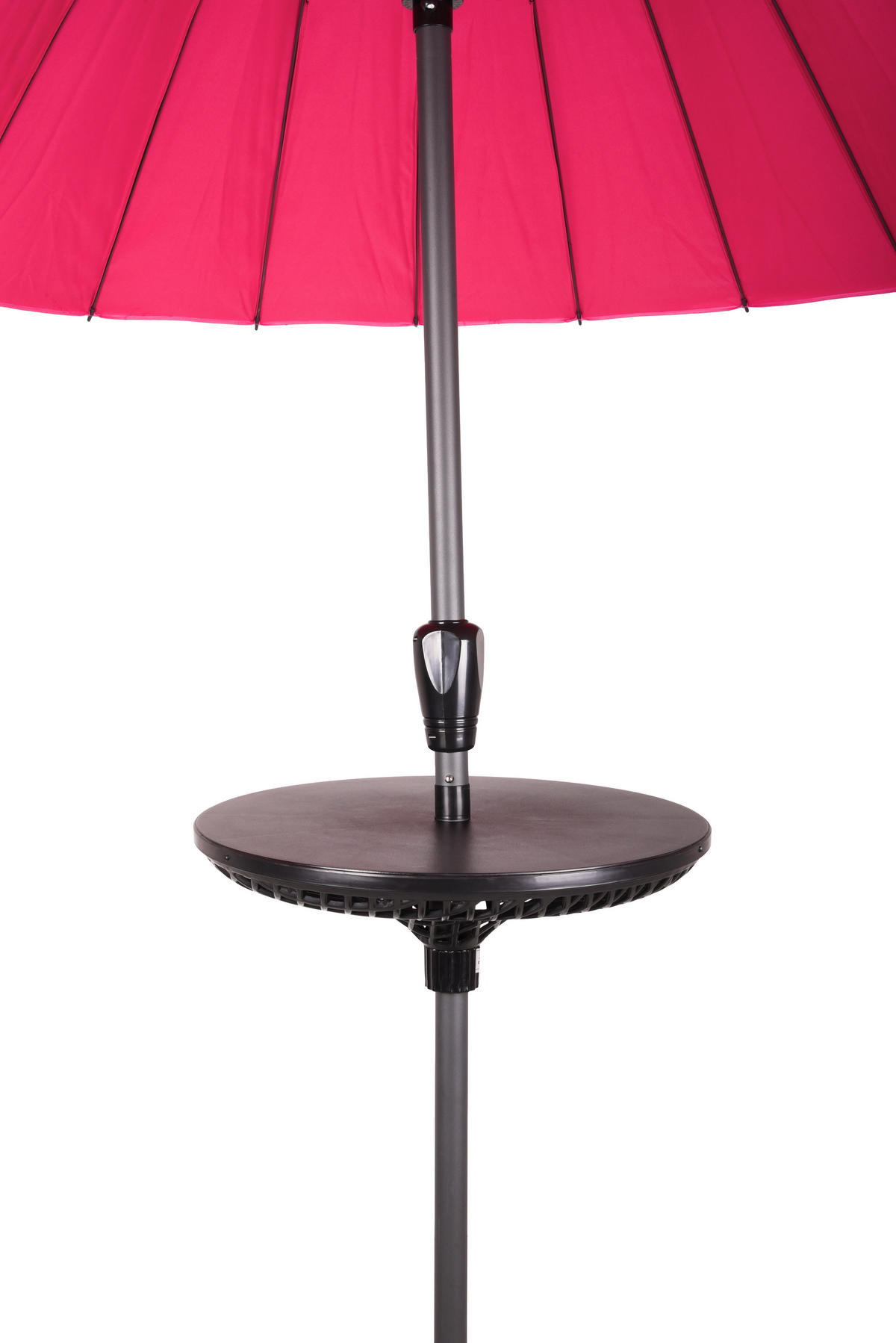 GARTENTISCH 58,2/18/58,2 cm Kunststoff rund  - Schwarz, MODERN, Kunststoff (58,2/18/58,2cm) - Gardenson