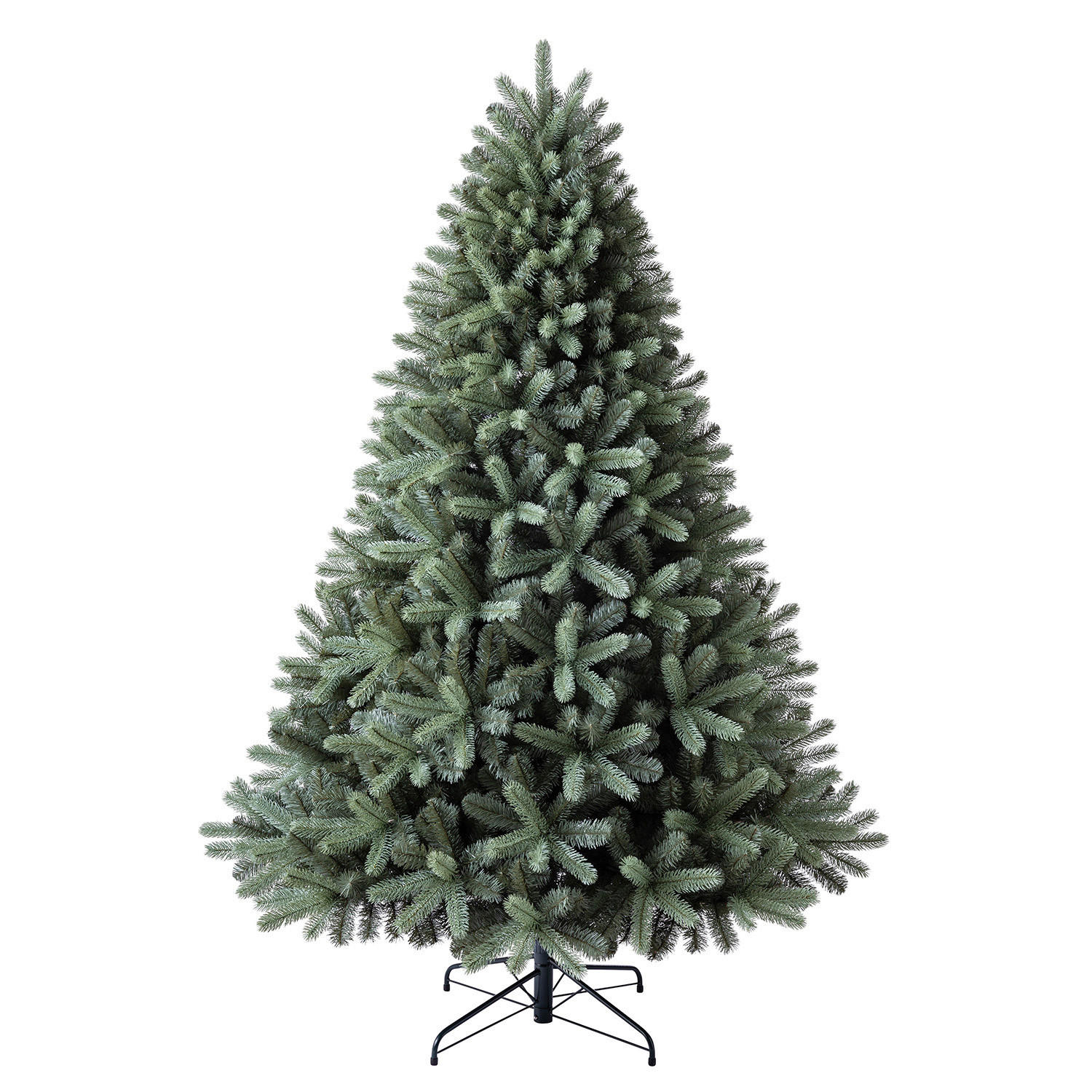WEIHNACHTSBAUM 210 cm  - Waldgrün, Basics, Kunststoff/Metall (150/210cm)