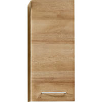 HÄNGESCHRANK 30/70/20 cm  - Chromfarben/Eichefarben, Konventionell, Glas/Holzwerkstoff (30/70/20cm) - Xora
