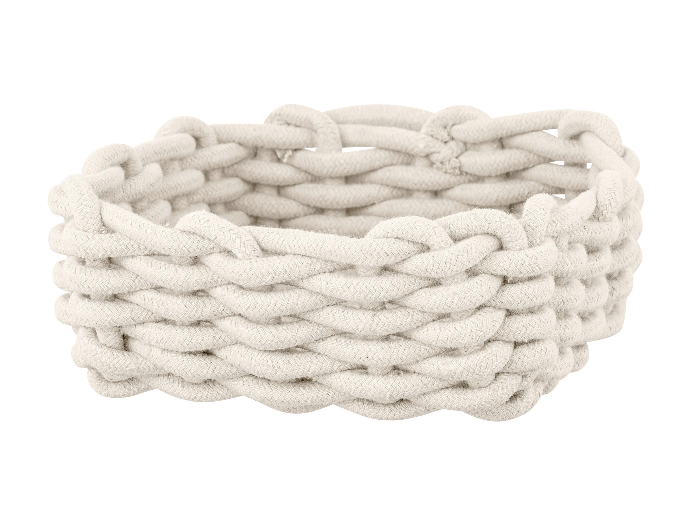 AUFBEWAHRUNGSKÖRBCHEN     - Creme, KONVENTIONELL, Textil (21,5/7,5/21,5cm) - Schöner Wohnen