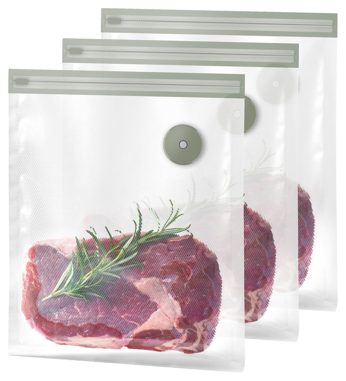 HANDVAKUUMIERER AVFK1+PROMO  - Grau/Grün, Basics, Kunststoff (24,5/33,0/38,0cm) - AEG