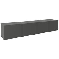TV-BÄNK  200/36,7/42 cm  hängande  - antracit, Design, trämaterial (200/36,7/42cm) - Hom`in