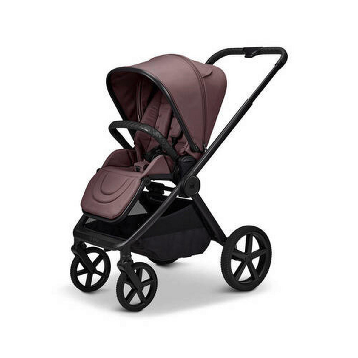 KOMBIKINDERWAGEN  Gio Fold ETPU  Tonka  - Schwarz/Mokka, Basics, Textil/Metall (120/58/92cm) - Moon Edition