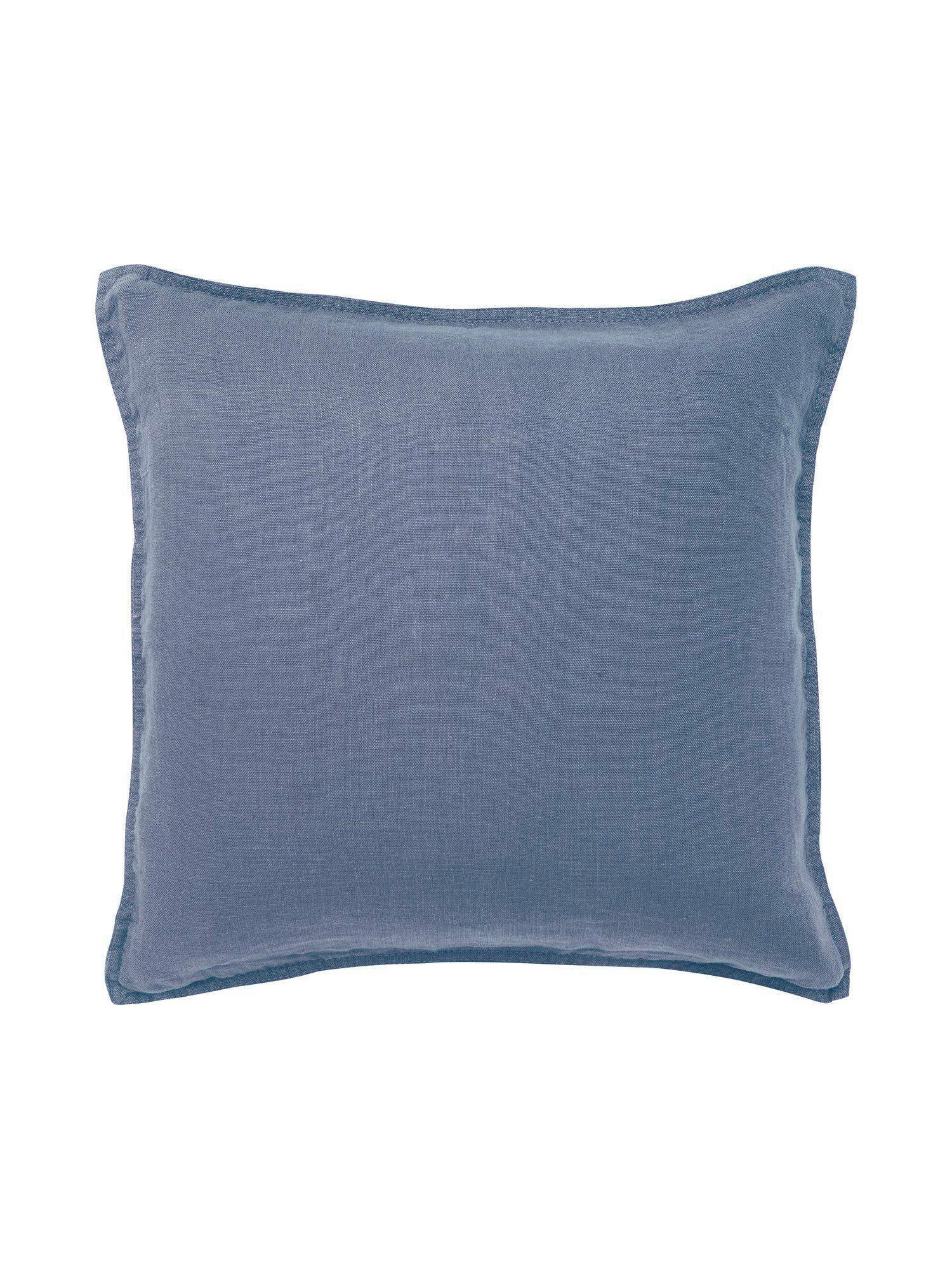 KISSENHÜLLE Julie 45/45 cm  - Blau, Basics, Textil (45/45cm)