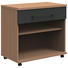 ROLLCONTAINER - Eichefarben/Anthrazit, Design, Holzwerkstoff/Kunststoff (80/75,9/43cm) ROLLCONTAINER - Eichefarben/Anthrazit, Design, Holzwerkstoff/Kunststoff (80/75,9/43cm)
