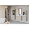 BADEZIMMER 5-teilig  in  - Kaschmir/Weiss, Lifestyle, Glas/Keramik (120,4/131,5/30,2cm) - P & B
