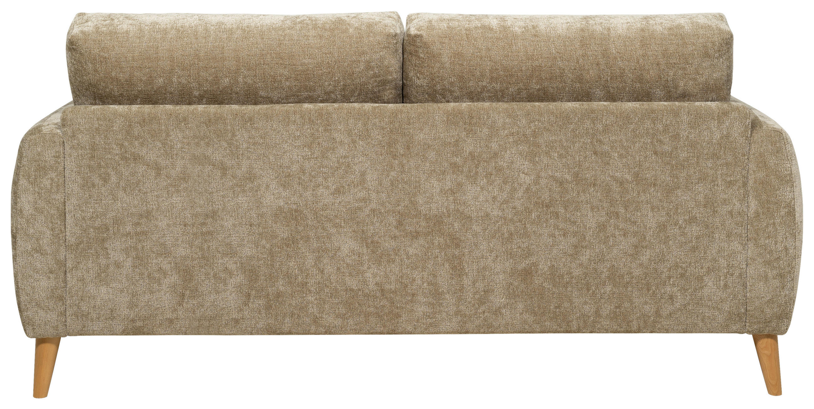 2,5-SITS SOFFA i sammet brun  - brun/ekfärgad, Klassisk, metall/trä (182/81/92cm) - Best Price