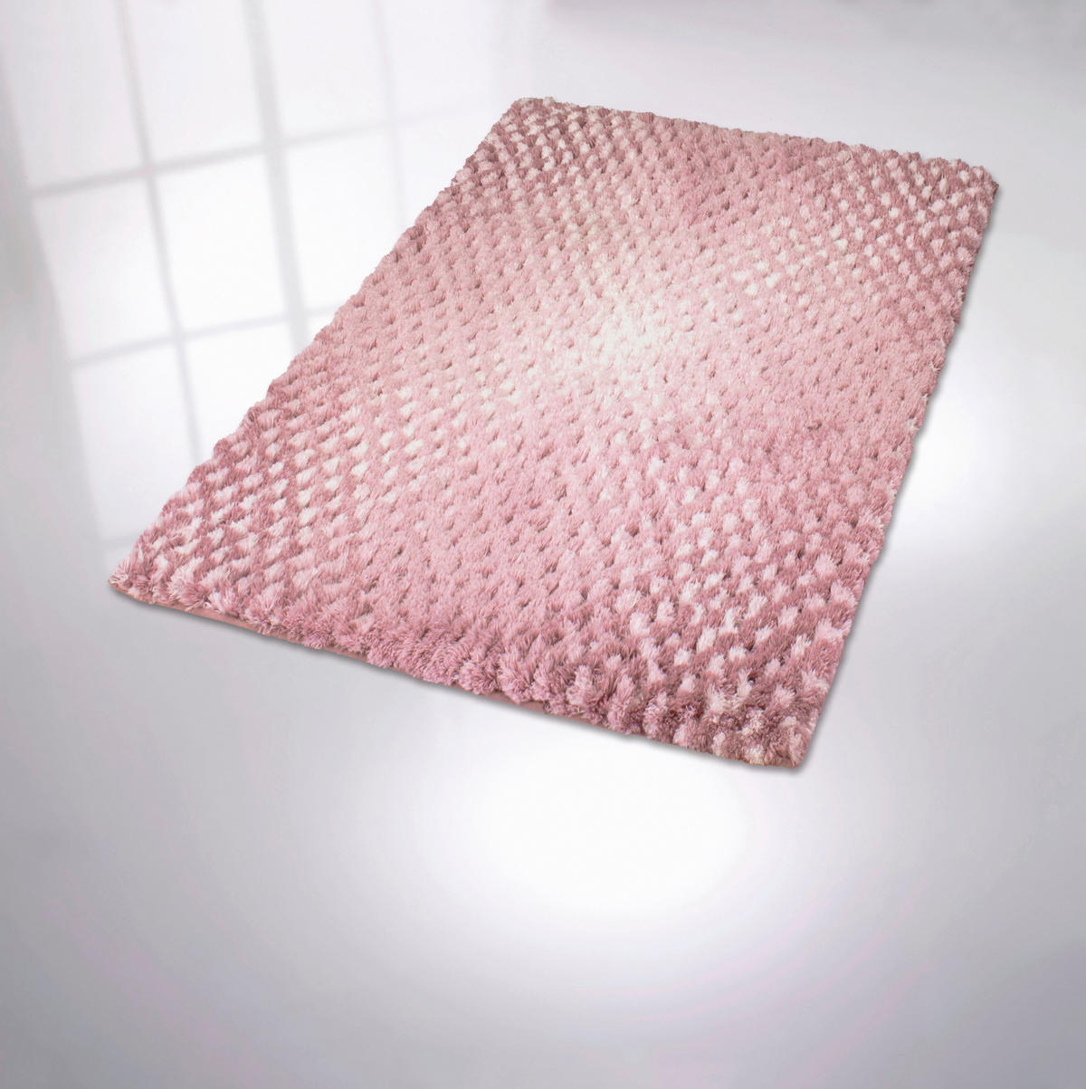BADTEPPICH Rosa  - Rosa, Konventionell, Kunststoff/Textil (120/70/2,4cm) - Kleine Wolke