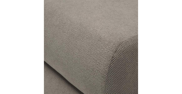 RÉCAMIERE Grau Flachgewebe  - Schwarz/Grau, Design, Kunststoff/Textil (171/71-88/93cm) - Cantus