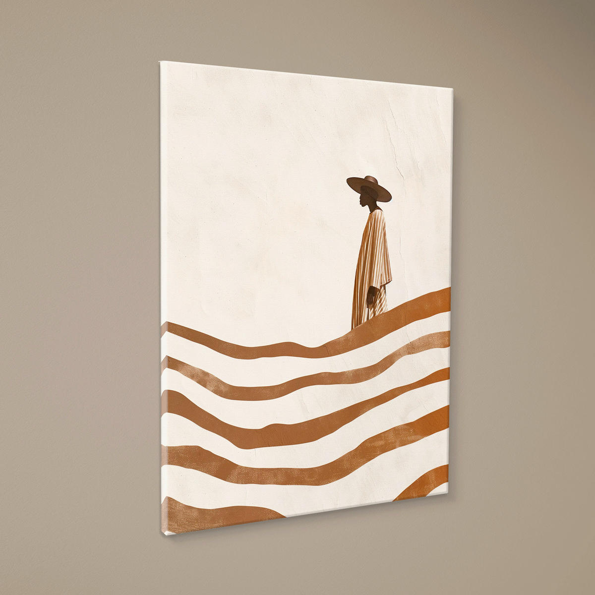 LEINWANDBILD Abstraktes 60/80 cm  - Multicolor, Basics, Holz/Textil (60/80cm)