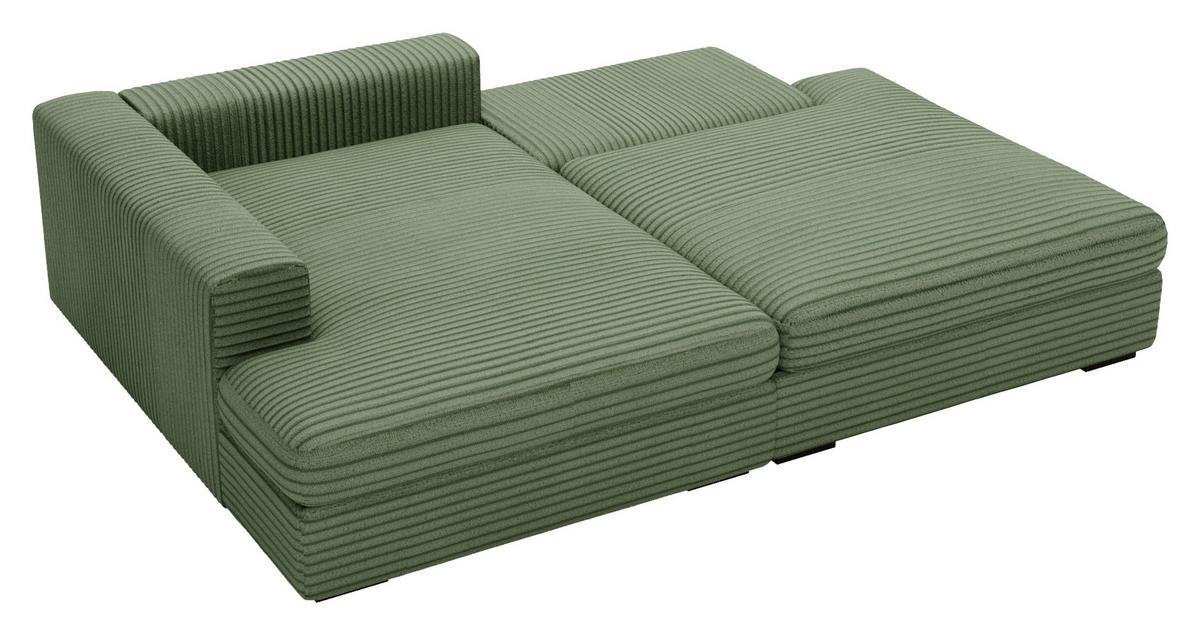 Freisteller von home24 ECKSOFA Grün Cord.