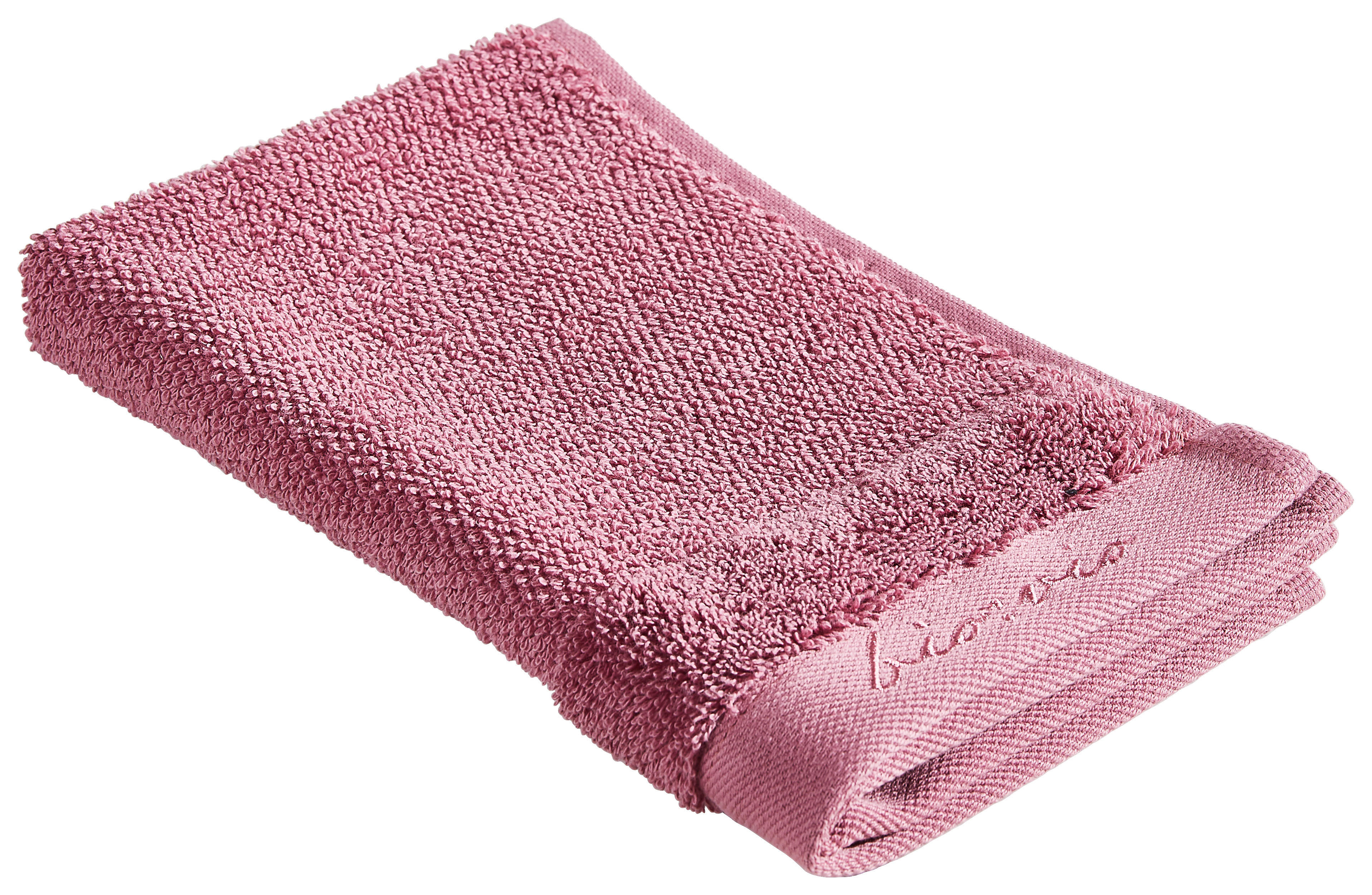 RUČNÍK PRO HOSTY, 30/50 cm, tmavě růžová, světle fialová - tmavě růžová/světle fialová, Natur, textil (30/50cm) - Bio:Vio