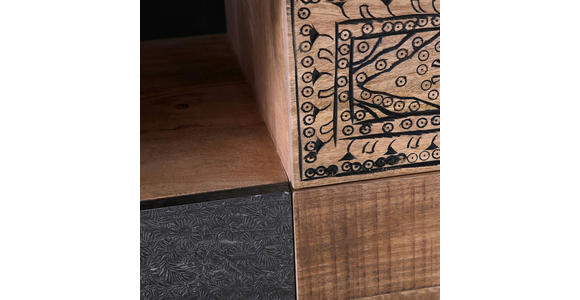 LOWBOARD in 165/50/43 cm - Schwarz/Braun, Design, Holz/Holzwerkstoff (165/50/43cm) - Landscape