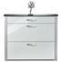 SCHUHSCHRANK Alufarben, Silberfarben, Weiß - Chromfarben/Silberfarben, Design, Glas/Metall (117/97/34cm) - Moderano SCHUHSCHRANK Alufarben, Silberfarben, Weiß - Chromfarben/Silberfarben, Design, Glas/Metall (117/97/34cm) - Moderano