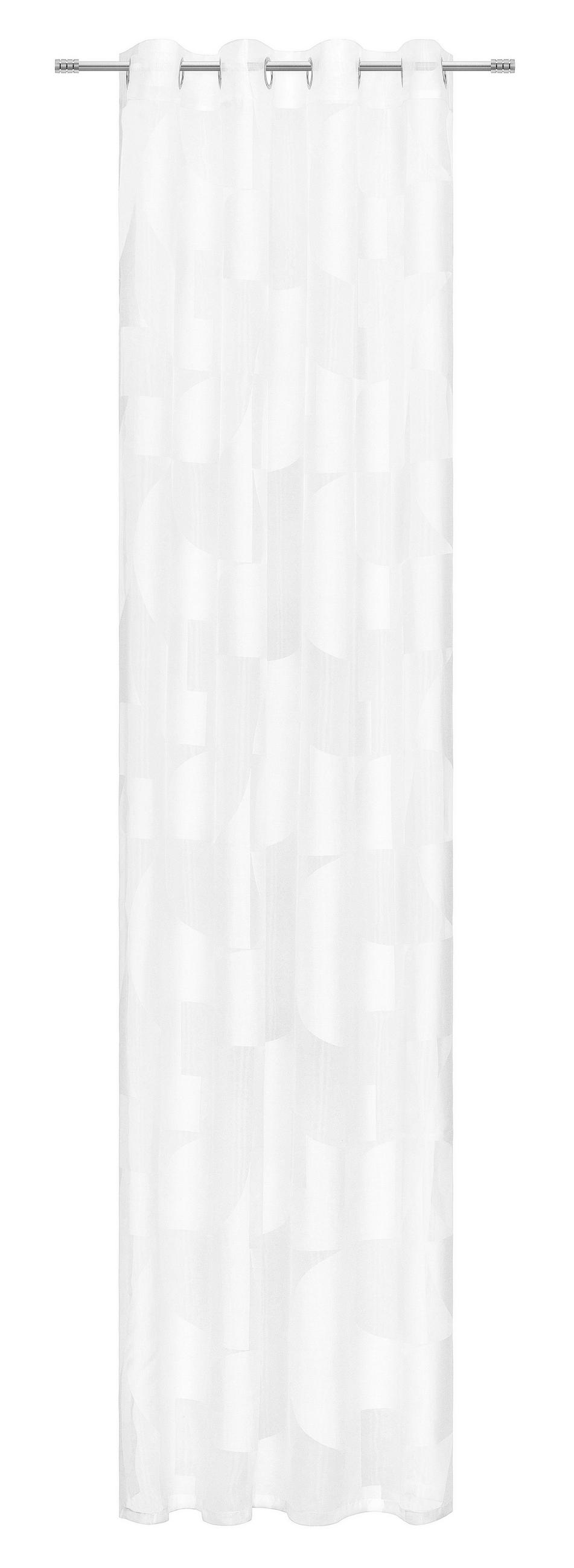 ÖSENSCHAL BRUCIATO transparent 135/245 cm   - Weiß, Design, Textil (135/245cm) - Esposa
