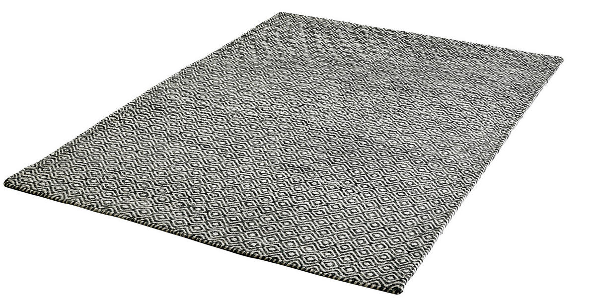 FLACHWEBETEPPICH 200/290 cm My Jaipur  - Graphitfarben, Natur, Textil (200/290cm)