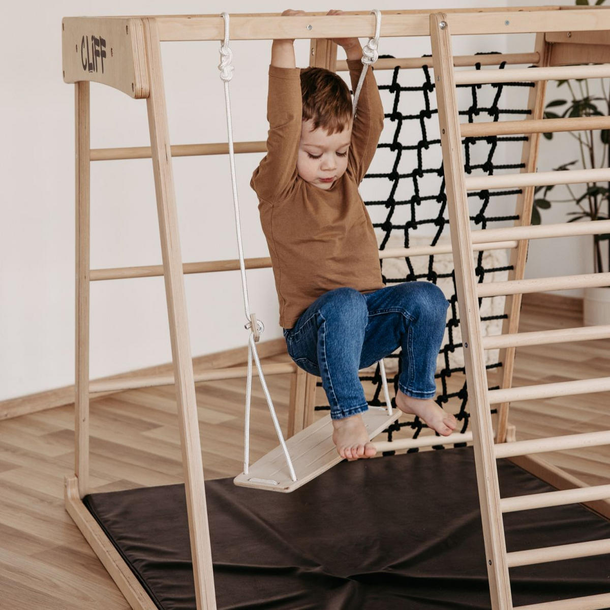 KLETTERGERÜST ZUBEHÖR - Birkefarben, Basics, Holz (39/20cm) - CLIFF