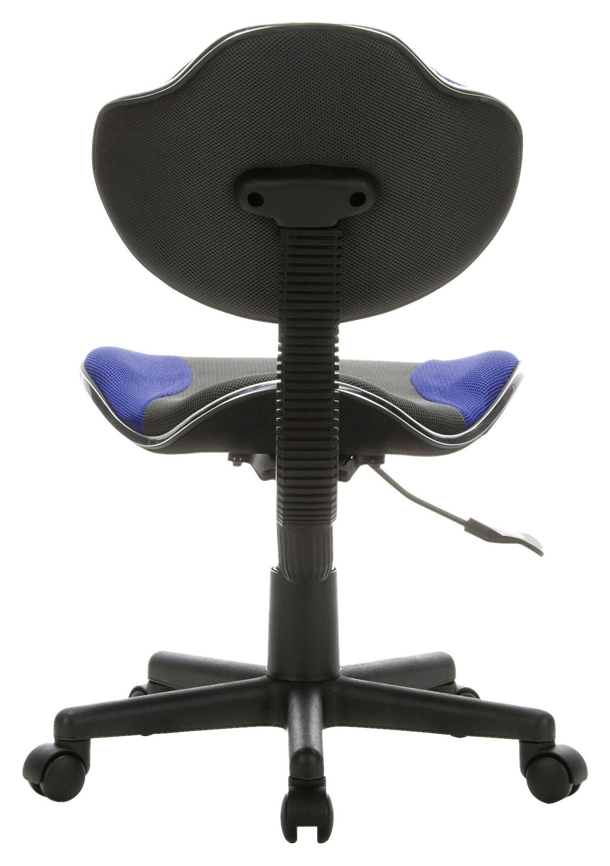 MLADINSKI VRTLJIVI STOL umetna masa modra, siva  - modra/siva, Basics, umetna masa (45/86-101/42cm) - MID.YOU