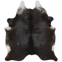 RINDERFELL 160/250 cm  - Schwarz, Basics, Leder/Fell (160/250cm) - Linea Natura