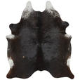 RINDERFELL 160/250 cm  - Schwarz, Basics, Leder/Fell (160/250cm) - Linea Natura