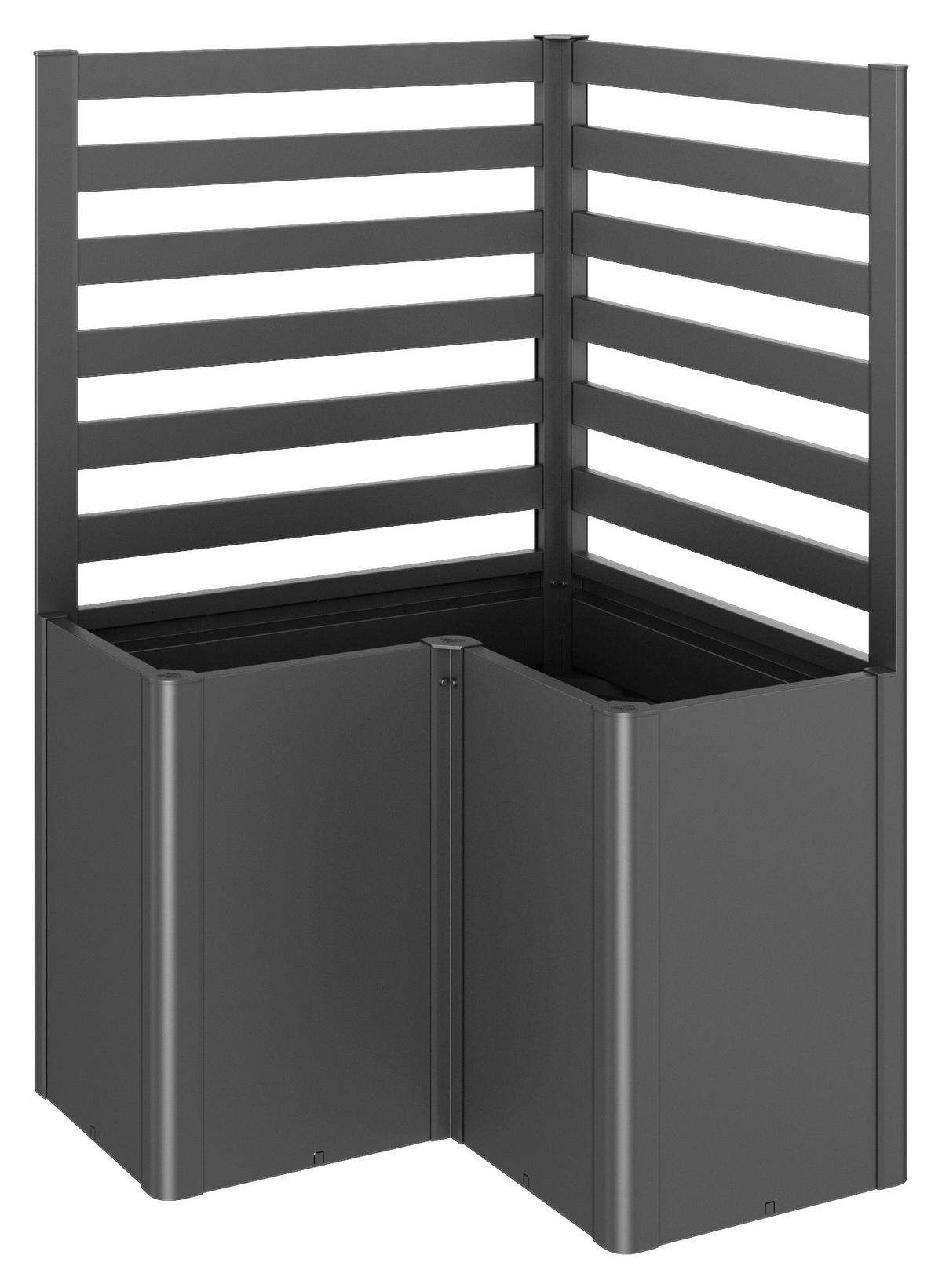 RANKGITTER ohne Hochbeet  - Dunkelgrau, Basics, Metall (102/91/102cm) - Biohort
