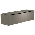 LOWBOARD  160/41/45 cm  Beimöbel erhältlich, hängend, Abdeckplatte aus Glas  - Schwarz/Grau, Design, Glas/Holzwerkstoff (160/41/45cm) - Moderano