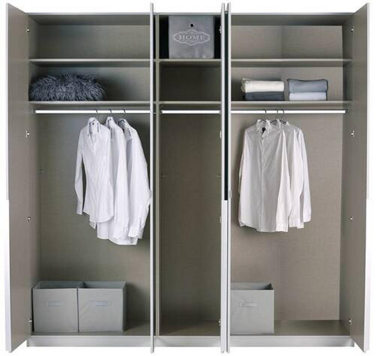 DREHTÜRENSCHRANK in Sonoma Eiche  - Alufarben/Sonoma Eiche, Modern, Holzwerkstoff (226/229/54cm) - Rauch Möbel