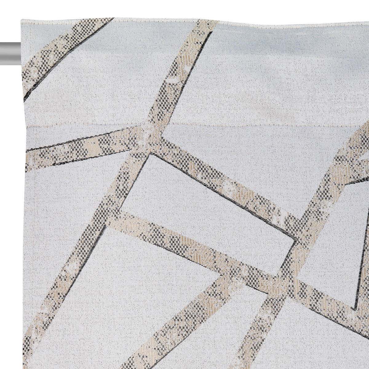 HOTOVÝ ZÁVES, nepriehľadné, 140/245 cm - strieborná, Design, textil (140/245cm) - Esposa