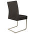 SCHWINGSTUHL Lederlook Braun, Edelstahlfarben - Edelstahlfarben/Beige, KONVENTIONELL, Textil/Metall (48/95/64cm) - Voleo