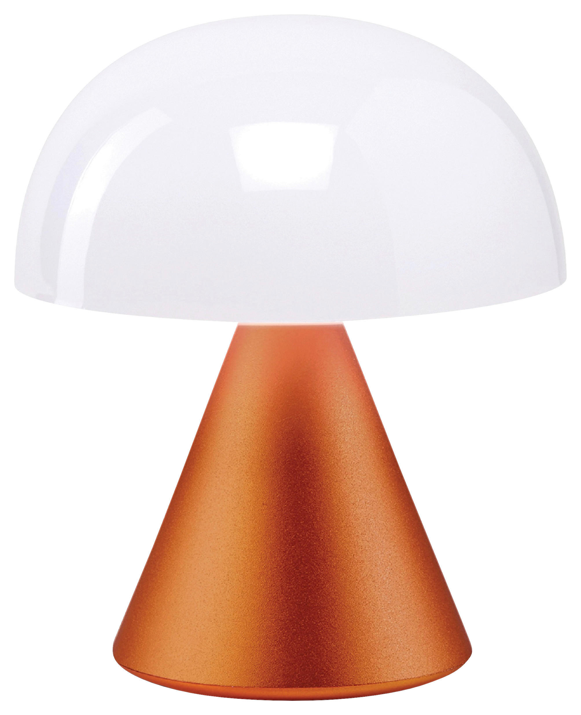 AKKU-TISCHLEUCHTE 7/8,3/7 cm   - Orange, Design, Kunststoff/Metall (7/8,3/7cm)