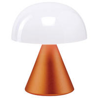 AKKU-TISCHLEUCHTE 7/8,3/7 cm   - Orange, Design, Kunststoff/Metall (7/8,3/7cm)