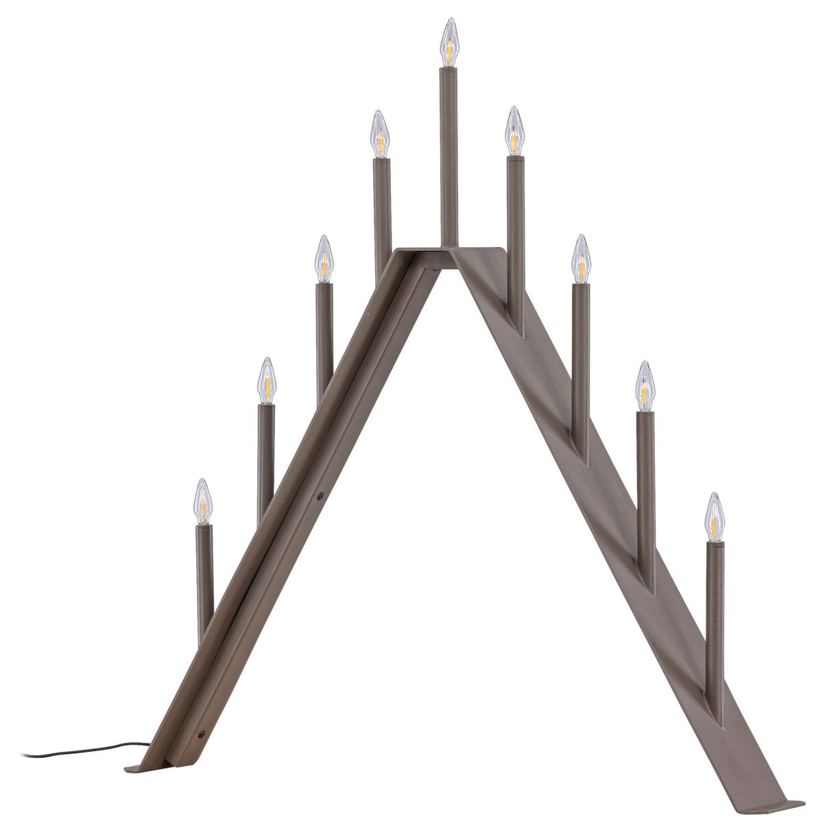 WEIHNACHTSPYRAMIDE  - Braun, Basics, Metall (64/64/9cm) - P & B