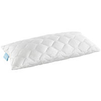 VANKÚŠ POD HLAVU, 40/80 cm - biela, Basics, textil/prírodné materiály (40/80cm)