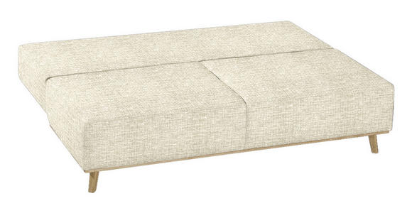 BOXSPRINGSOFA in Beige  - Beige, Design, Holz/Textil (203/97/107cm) - Dieter Knoll