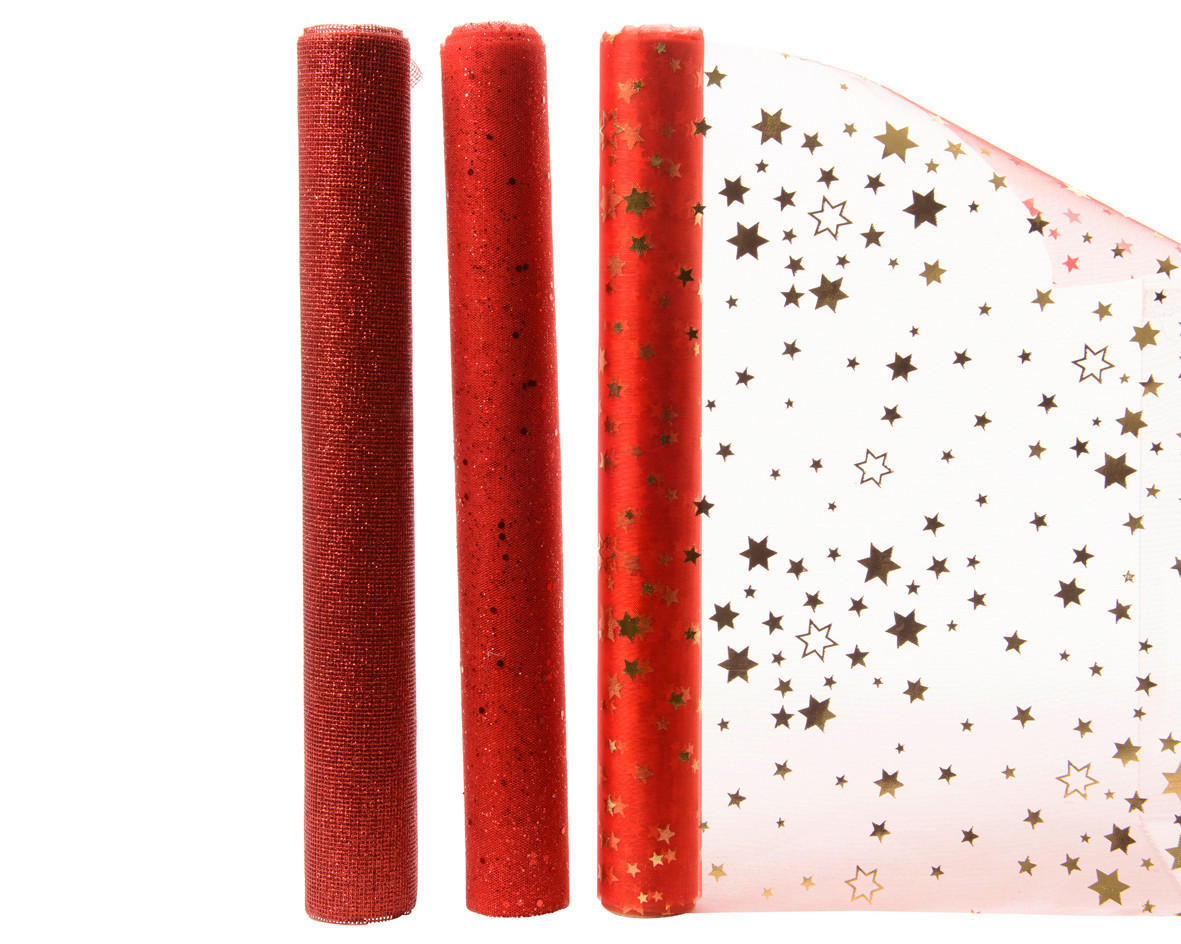 DEKORATIVNI MATERIJAL - crvena, Osnovno, plastika (38,00/28,00/39,00cm) - X-Mas