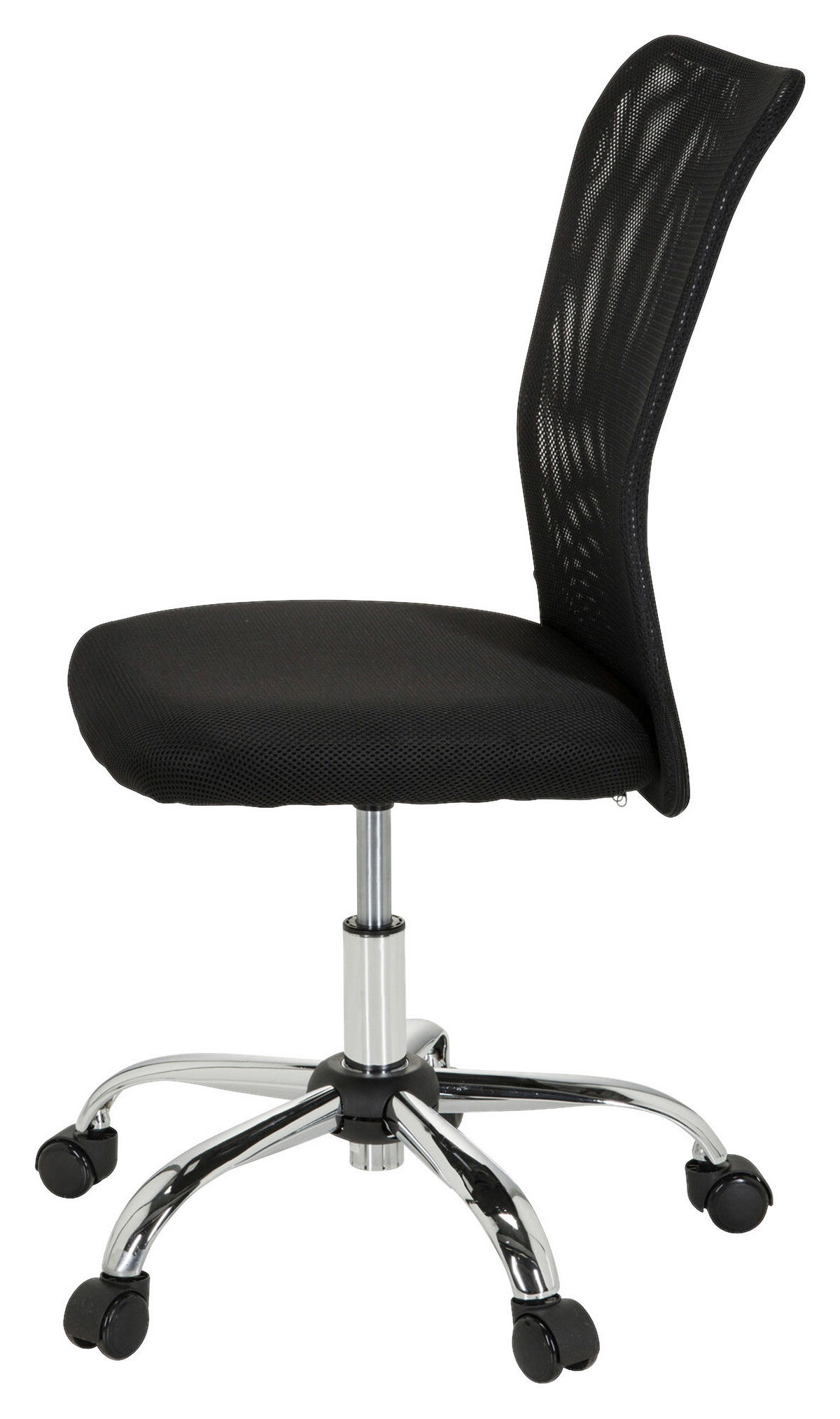 OTOČNÁ ŽIDLE PRO MLÁDEŽ, černá - černá, Basics, plast (54/88-98/54cm) - MID.YOU