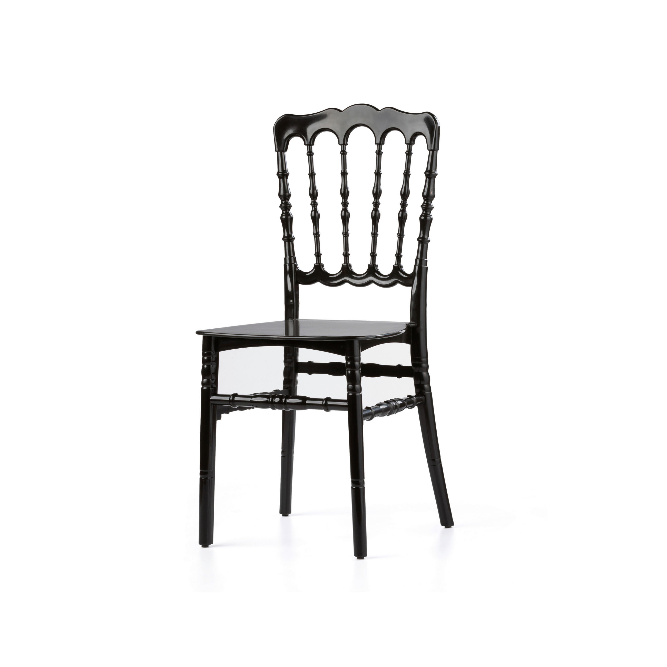 STAPELSESSEL Schwarz  - Schwarz, LIFESTYLE, Kunststoff (41/89,5/43cm)