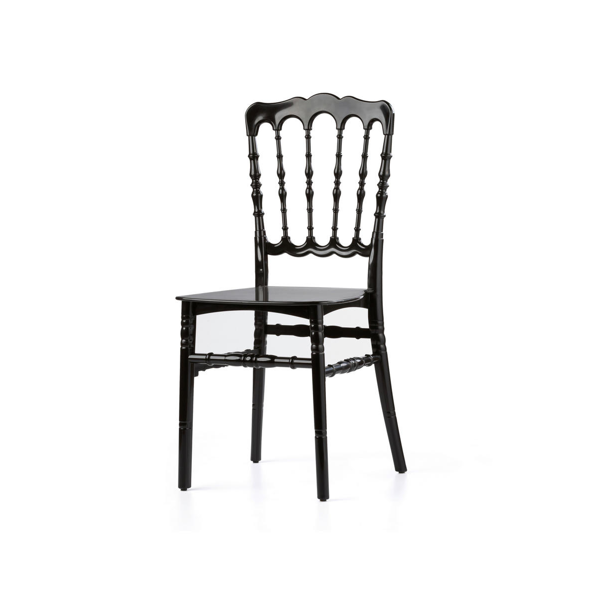 STAPELSESSEL Schwarz  - Schwarz, LIFESTYLE, Kunststoff (41/89,5/43cm)