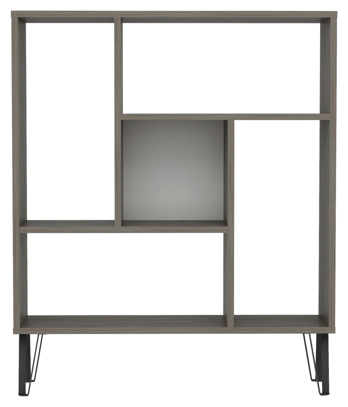 REGAL Eiche dunkel  - Eiche dunkel, Design, Holzwerkstoff (90/107,8/25cm) - Livetastic