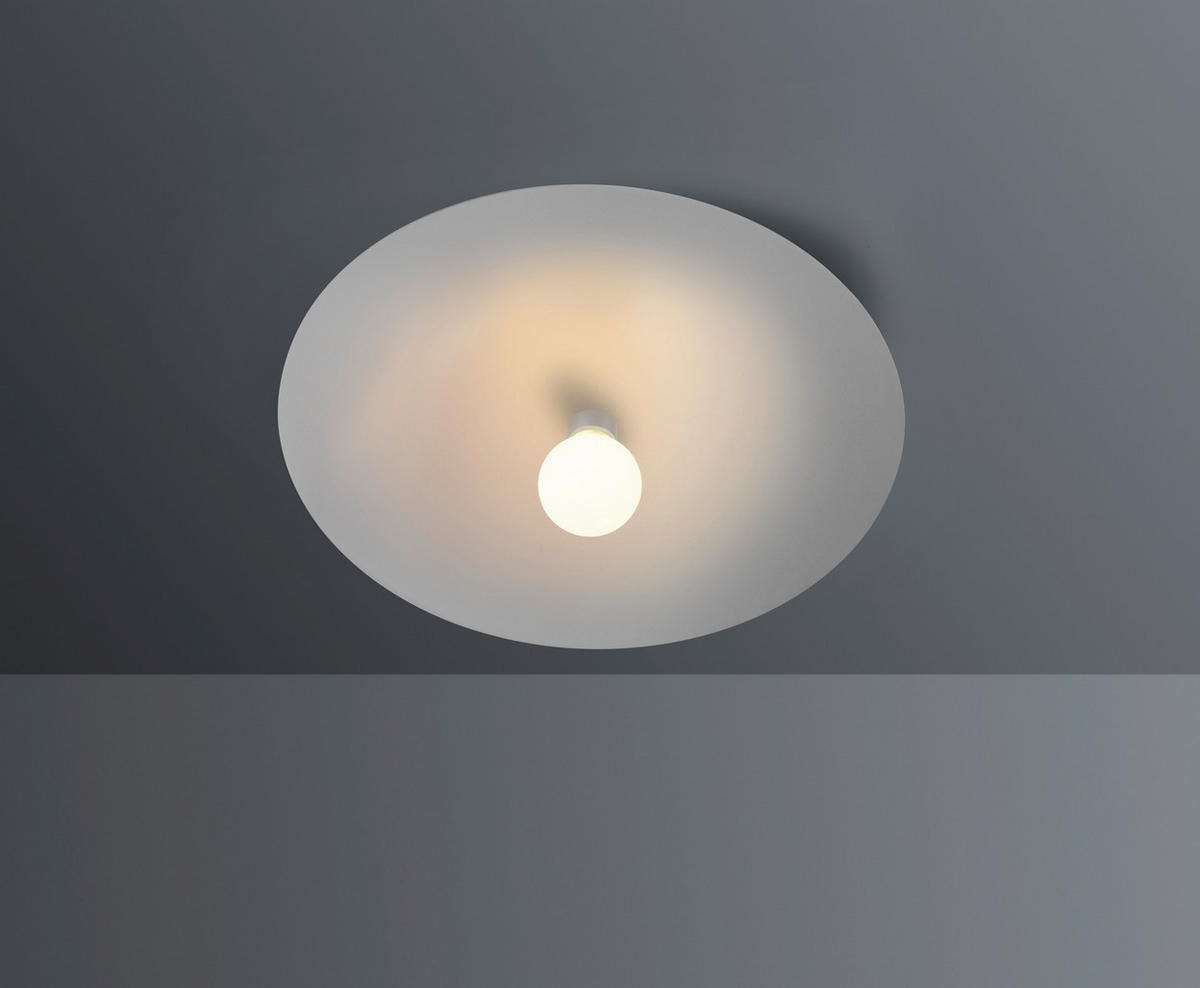 DECKENLEUCHTE Chio 44/6,5 cm   - Alufarben, Basics, Metall (44/6,5cm) - BOPP