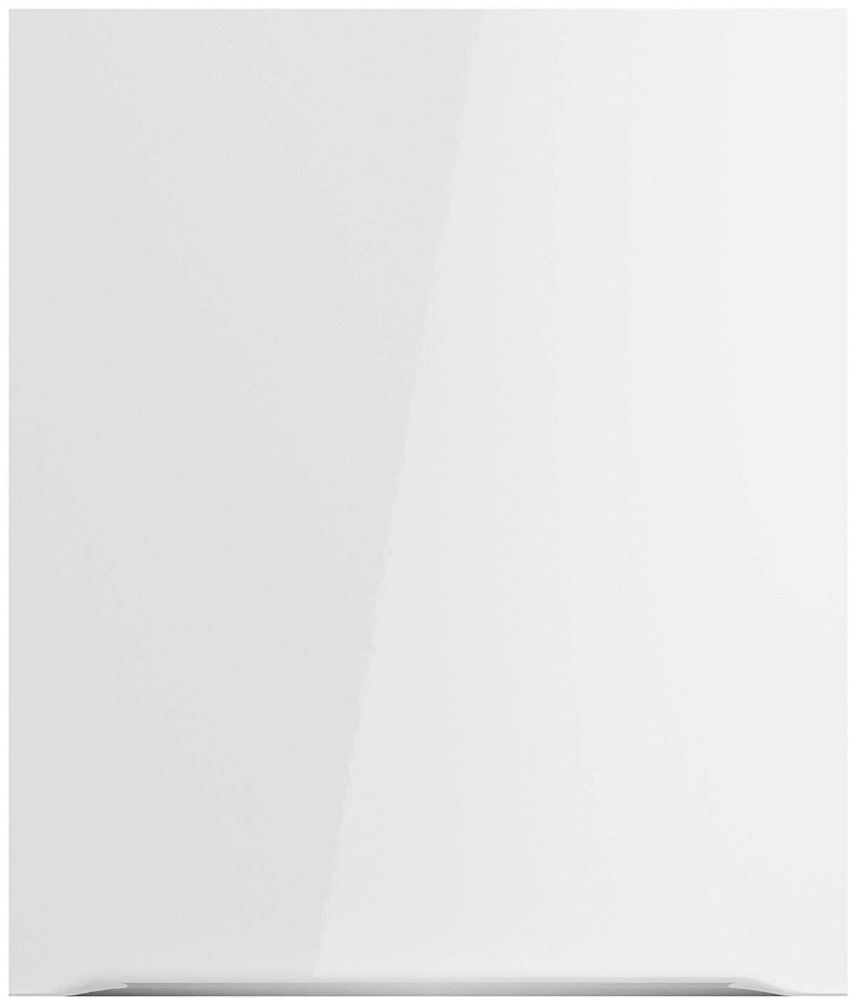 KÜCHENBLOCK 210 cm   in Weiß, Weiß Hochglanz  - Edelstahlfarben/Weiß Hochglanz, Basics, Holzwerkstoff/Metall (210cm) - Optifit
